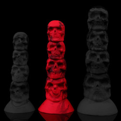 Bad Demon Plug Deathy M 18 x 5.8 cm Rouge